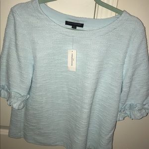 Light blue banana republic blouse